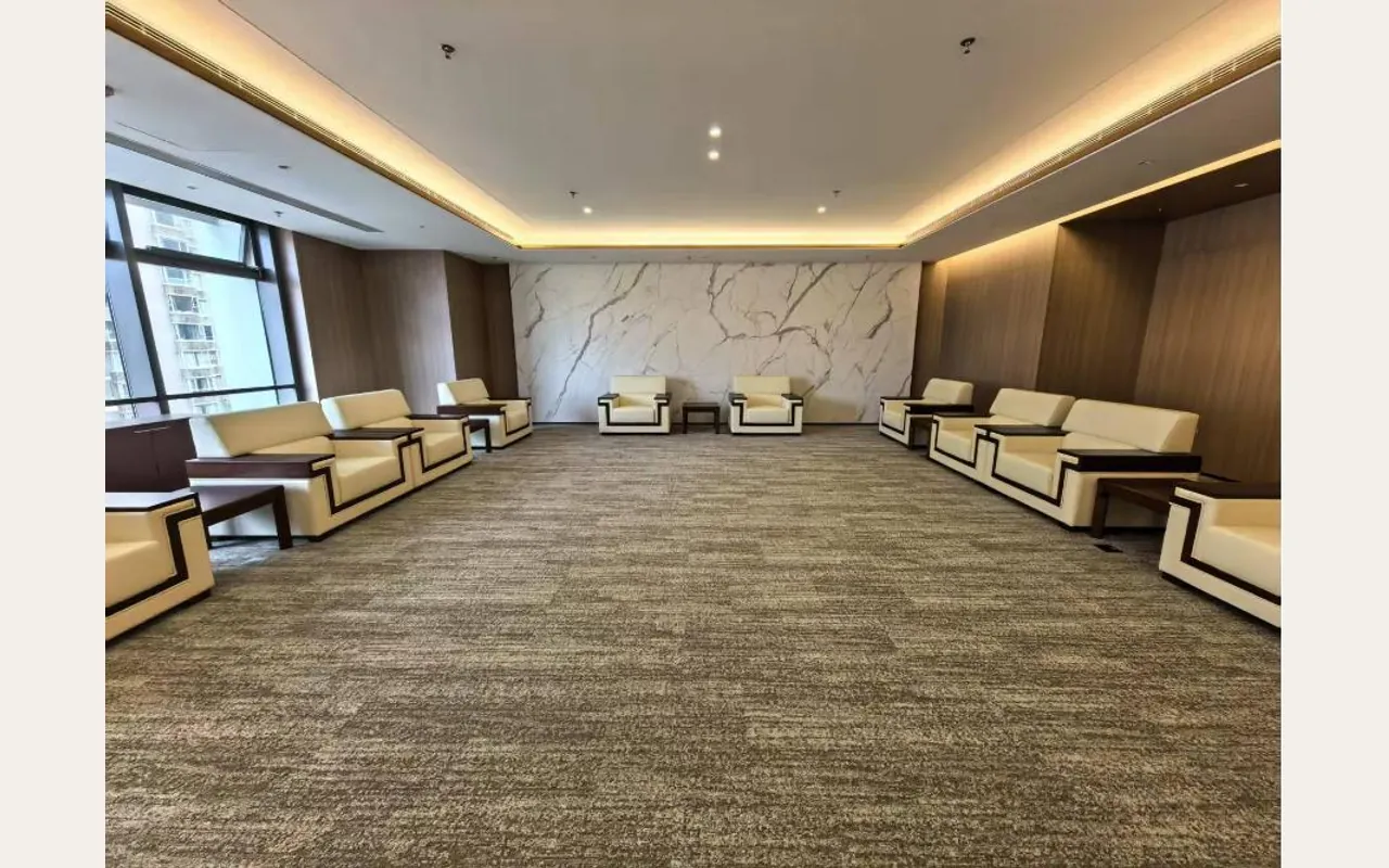 某广电会议中心｜会客室｜沙发围合与接待布局｜案例图片3