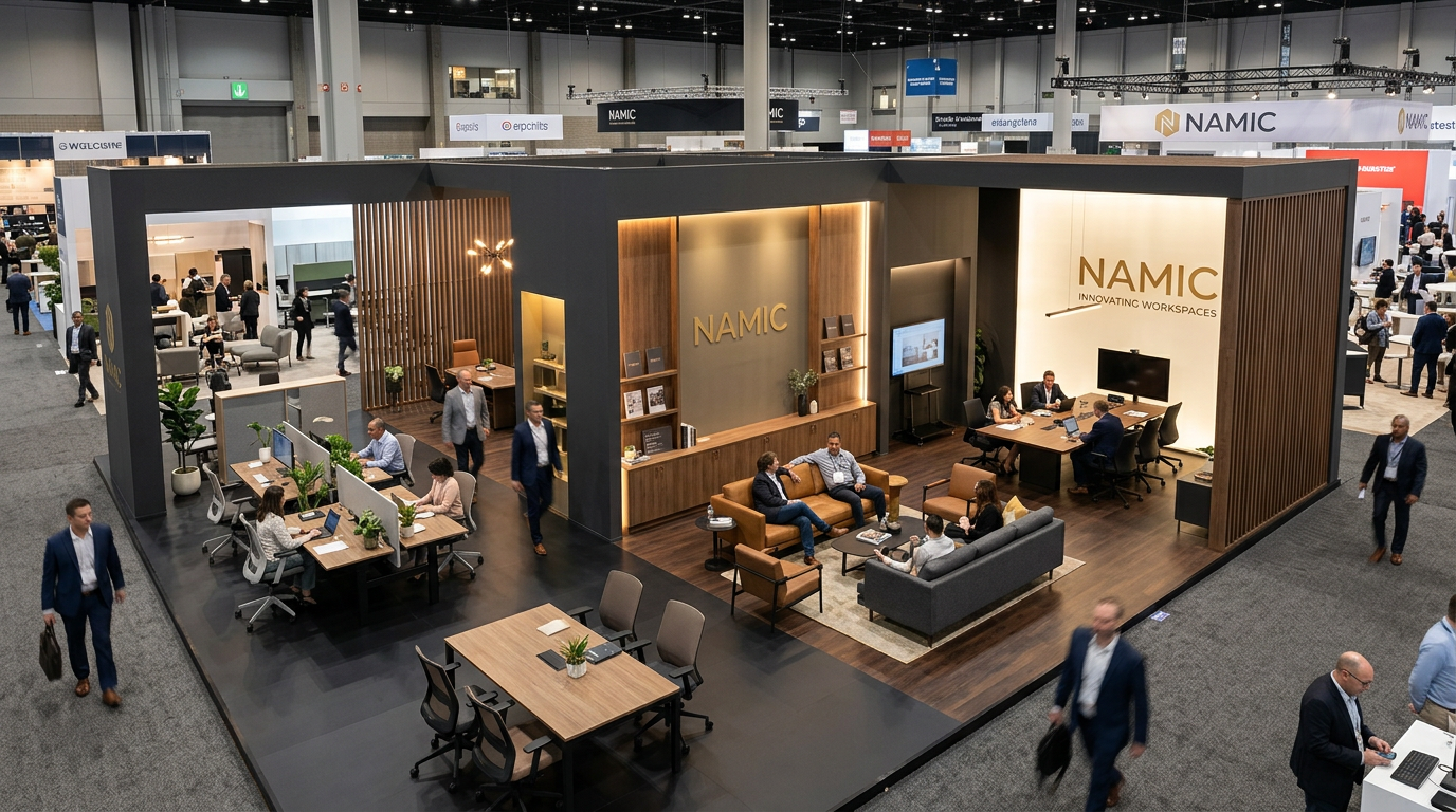 NAMIC 纳米克展会与展示办公空间家具配置方案
